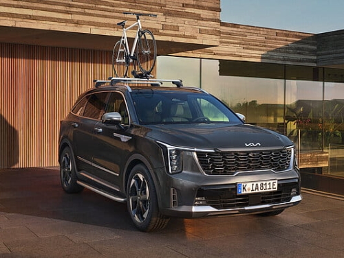 Zestaw stylistyczny nadwozia, satynowy chrom, Kia Sorento, Sorento HEV / PHEV