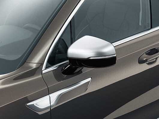 Nakładki ozdobne lusterek, satynowy chrom, Kia Sorento, Sorento HEV / PHEV