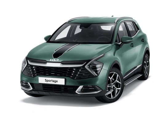 Naklejki ozdobne, czarno-białe, Kia Sportage , Sportage GT-line , Sportage HEV / PHEV , Sportage HEV / PHEV GT-line