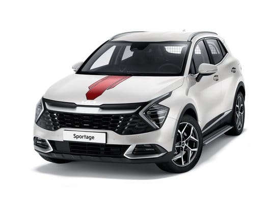 Naklejki ozdobne, czerwono-czarne, Kia Sportage , Sportage GT-line , Sportage HEV / PHEV , Sportage HEV / PHEV GT-line