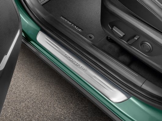 Nakładki progowe, srebrne, Kia Sportage, Sportage GT-line, Sportage HEV / PHEV, Sportage HEV / PHEV GT-line