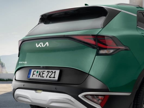 Listwa ozdobna klapy bagażnika, piano black, Kia Sportage, Sportage GT-line, Sportage  HEV / PHEV, Sportage  HEV / PHEV  GT-line