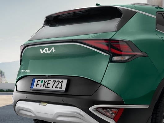 Listwa ozdobna klapy bagażnika, szczotkowane aluminium, Kia Sportage, Sportage GT-line, Sportage  HEV / PHEV, Sportage  HEV / PHEV GT-line