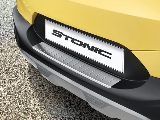 Nakładka tylnego zderzaka, szczotkowana stal, Kia Stonic