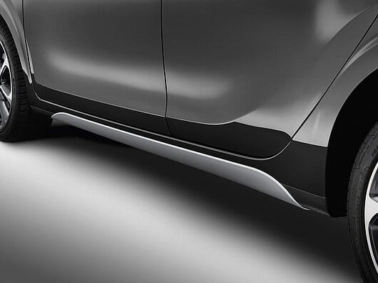 Nakładki progowe, srebrne, Kia Picanto