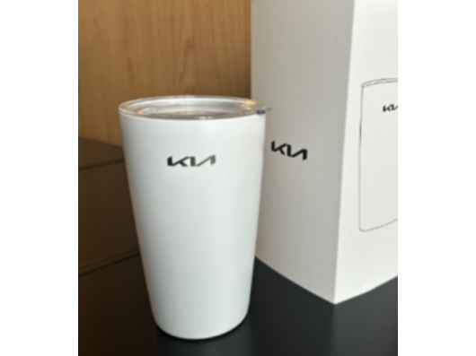 Kubek termiczny SIGG biały z logo Kia