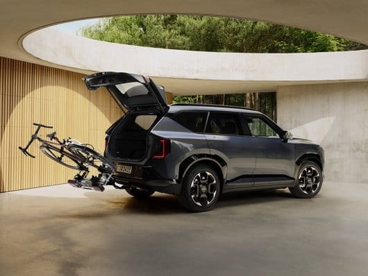 Nakładki lusterek, szczotkowane aluminium, Kia EV5, EV5 GT-line