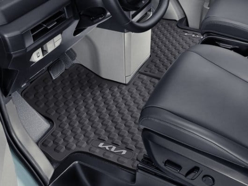 Gumowe maty podłogowe pierwszego rzędu, Kia PV5