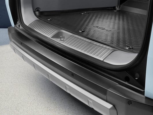 Nakładki progu bagażnika, szczotkowana stal, Kia PV5