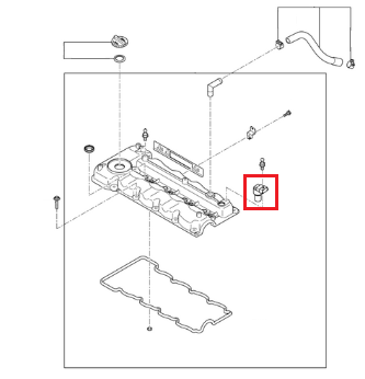 Czujnik położenia wałka rozrządu, Kia 393002A050