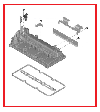 Pokrywa zaworów 1.6 NEW U, Kia Rio/Stonic, Optima