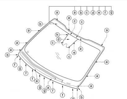 Szyba czołowa, Kia Sportage QL