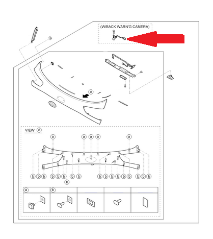 Kamera cofania, Kia Ceed JD