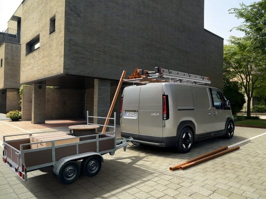 Hak holowniczy wypinany, krótki, Kia PV5 Cargo