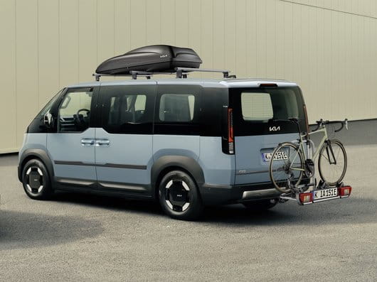 Listwy drzwi tylnych, metaliczny szary, Kia PV5 Passenger, PV5 Cargo