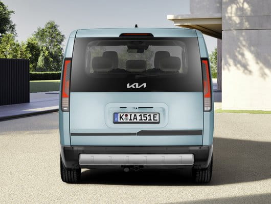 Listwy drzwi tylnych, metaliczny szary, Kia PV5 Passenger, PV5 Cargo