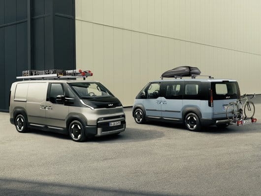 Listwy drzwi bocznych, metaliczny szary, Kia PV5 Passenger, PV5 Cargo