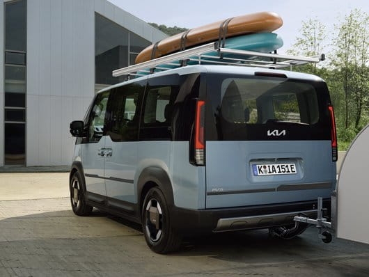 Listwy drzwi bocznych, metaliczny szary, Kia PV5 Passenger, PV5 Cargo