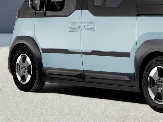 Listwy drzwi bocznych, metaliczny szary, Kia PV5 Passenger, PV5 Cargo