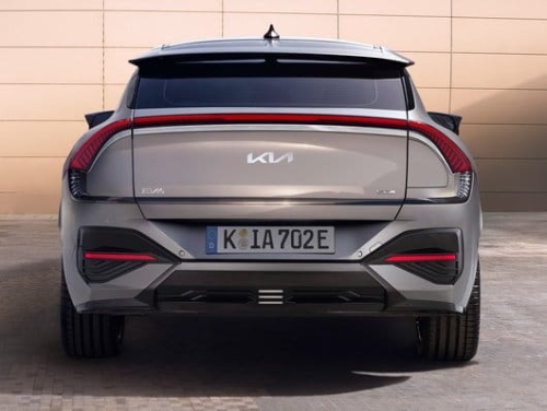 Listwa ozdobna klapy bagażnika, szczotkowane aluminium, Kia EV6, EV6 GT / GT-line Line