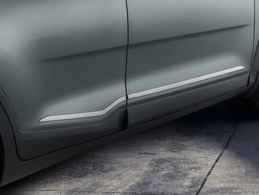 Listwy ozdobne drzwi, szczotkowana stal, Kia Stonic, Stonic GT-line