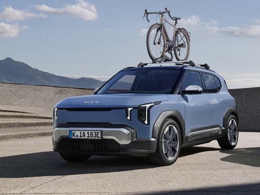 Nakładki lusterek, szczotkowane aluminium, Kia EV2, EV2 GT-line