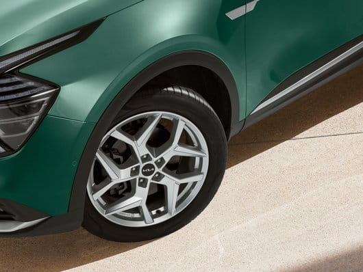 Felga aluminiowa 19" "Musan", srebrna, Kia Sportage, Sportage GT-line,  Sportage HEV, Sportage HEV GT-line