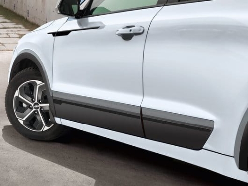Listwy boczne, czarny połysk, Kia Niro EV, Niro HEV / PHEV