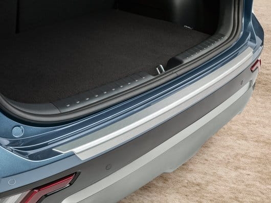 Listwa ochronna zderzaka tylnego, szczotkowane aluminium, Kia Niro EV, Niro HEV / PHEV