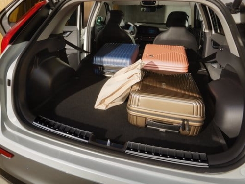 Nakładka progu bagażnika, piano black, Kia Niro EV, Niro HEV / PHEV