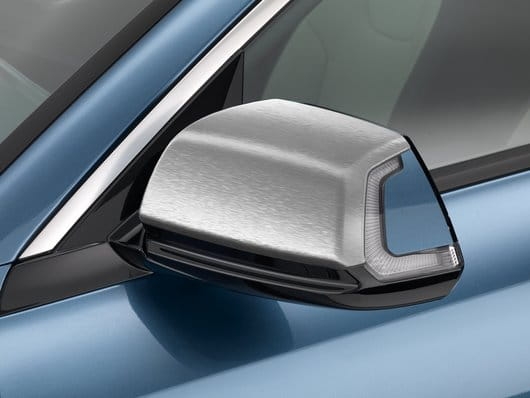 Nakładki lusterek, szczotkowane aluminium, Kia Niro EV, Niro HEV / PHEV