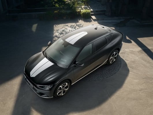 Naklejki ozdobne, biały mat, Kia EV6, EV6 GT-line / GT