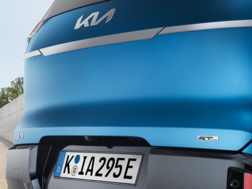 Listwa ozdobna klapy bagażnika, satynowy chrom, Kia EV9, EV9 GT-line