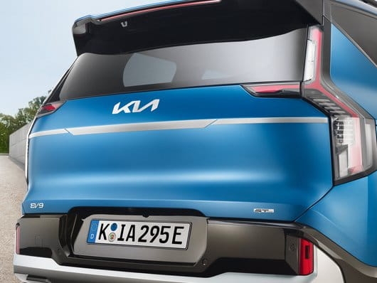 Listwa ozdobna klapy bagażnika, satynowy chrom, Kia EV9, EV9 GT-line