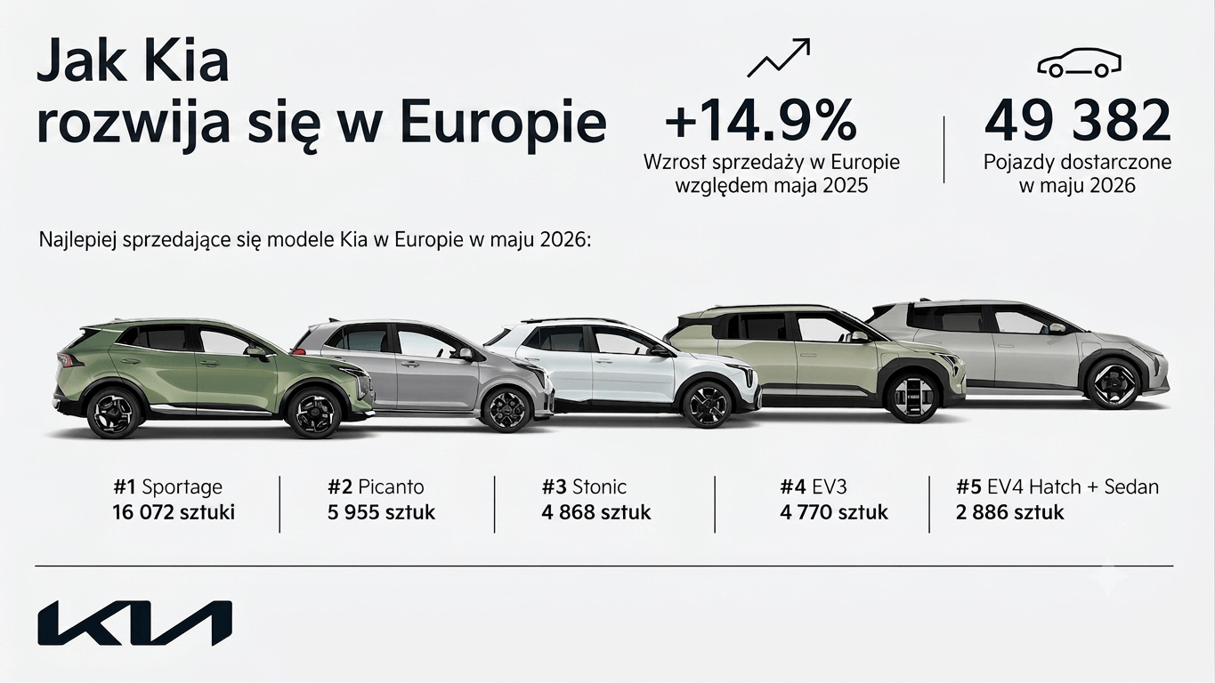 Jedno auto na minutę. Tak dobrze sprzedaje się Kia w Europie